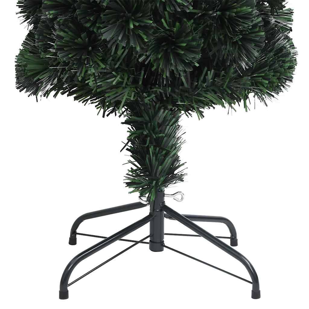 Grand sapin de Noël fin fibre optique lumineuse pour salon Vert 210 cm – ComfortXL Outdoor Living - Image 7