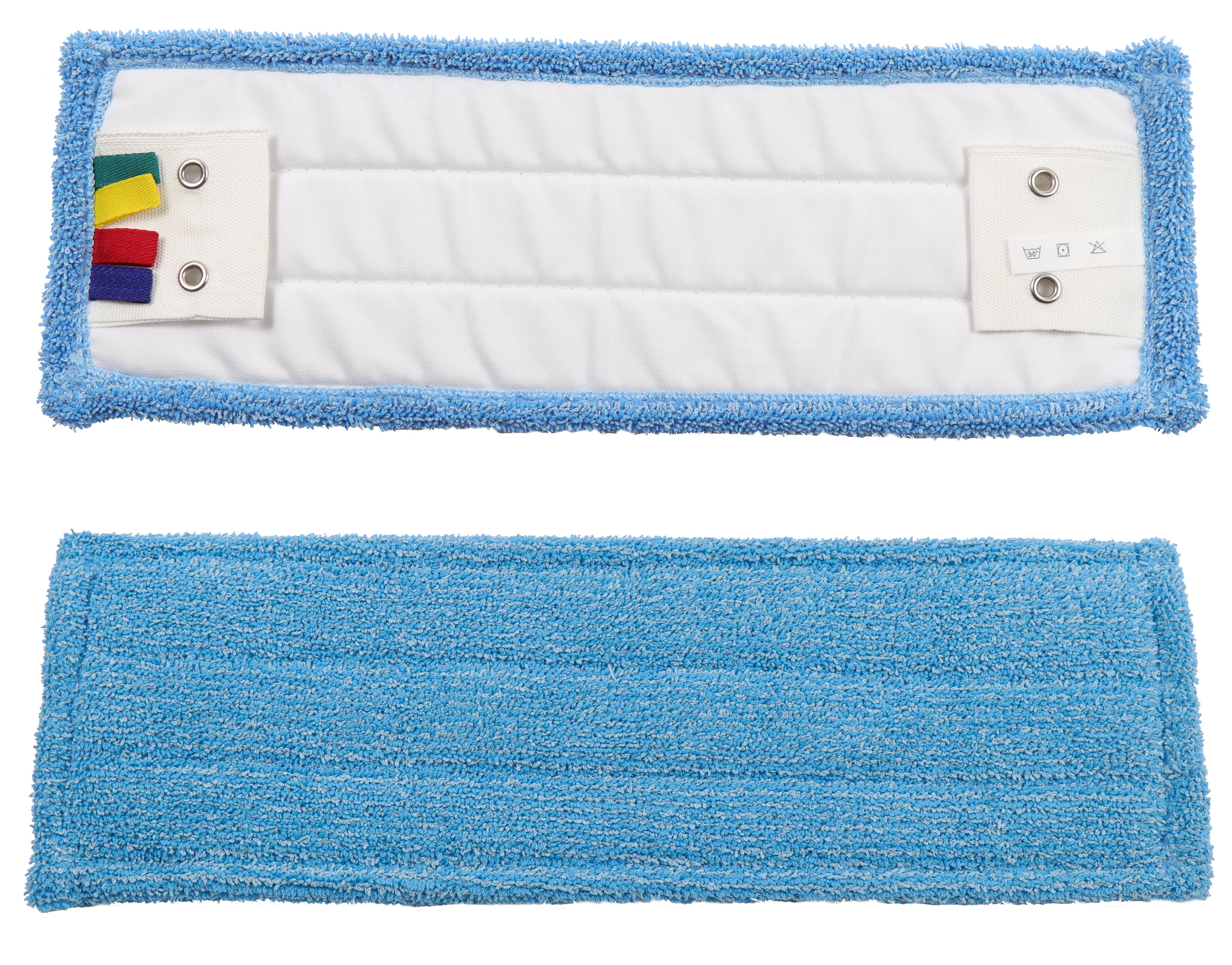 Frange Micro Bleu Languette 40Cm - Guialto