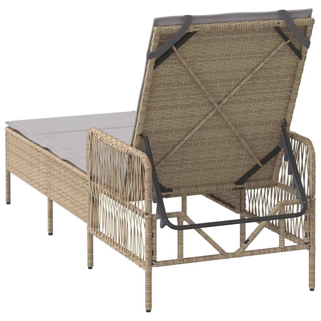 Vidaxl - Transat polyrotin Beige et Gris clair vidaXL 365428 - Image 9