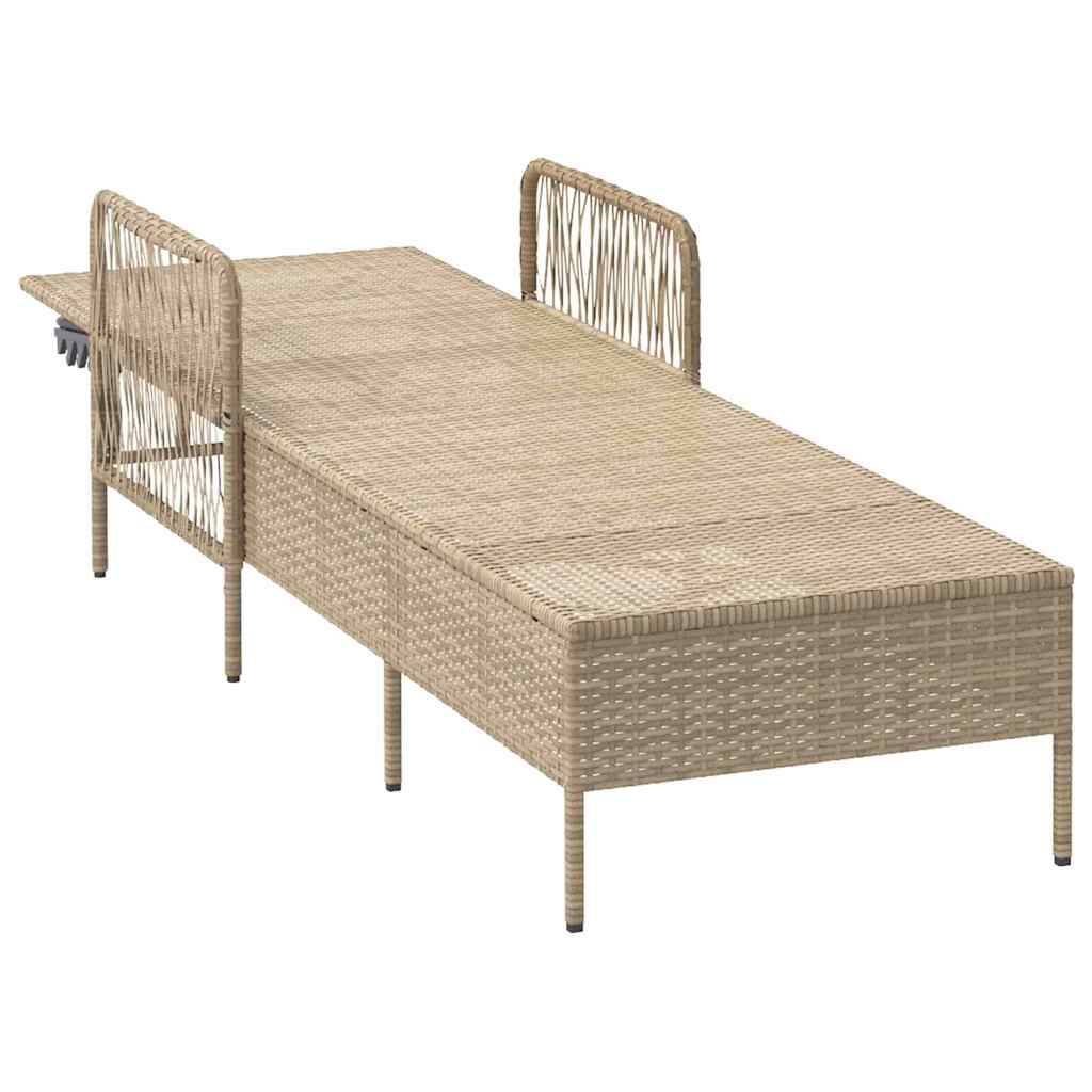 Vidaxl - Transat polyrotin Beige et Gris clair vidaXL 365428 - Image 6