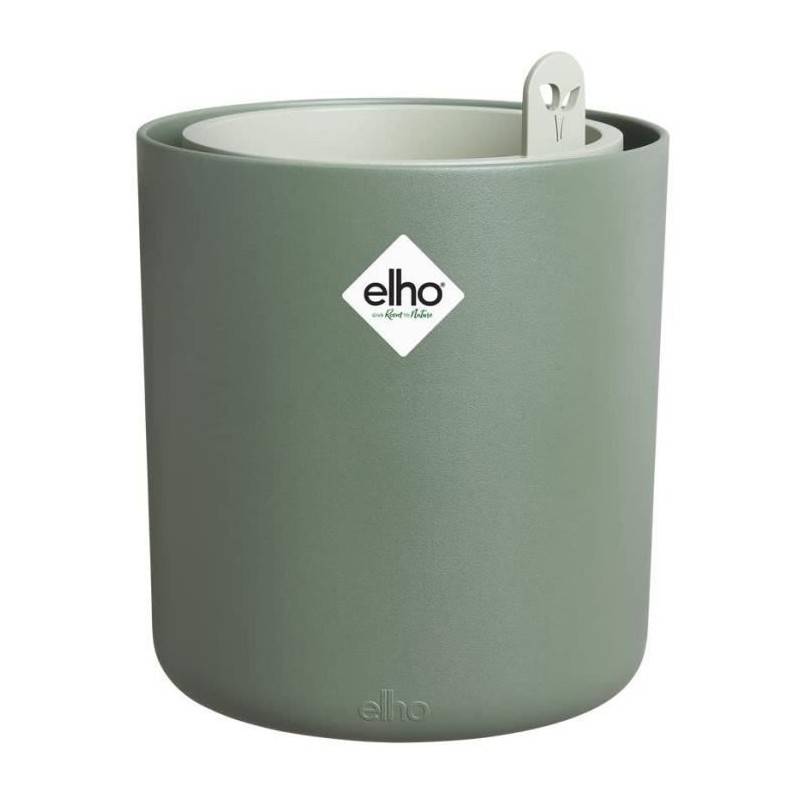Elho - Pot De Fleurs Rond Bouncy Basil - Plastique - ø16 - Leaf Green - Image 1