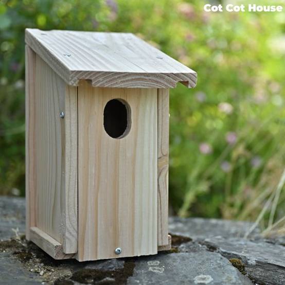 Nichoir à oiseaux en kit pour rouge-queue - Cot Cot House - Image 2