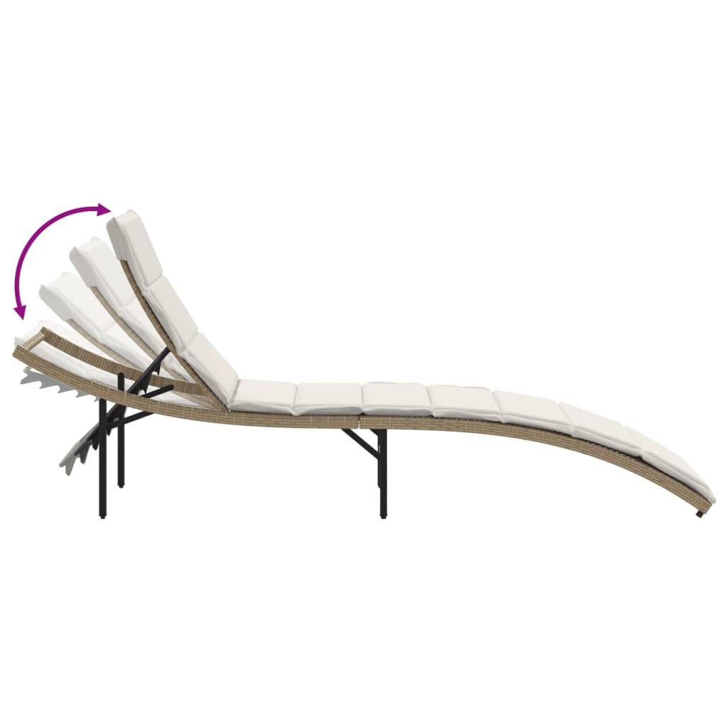 Bain de soleil Polyrotin Inclinable Terrasse Beige 55x199 cm – ComfortXL Outdoor Living - Image 7