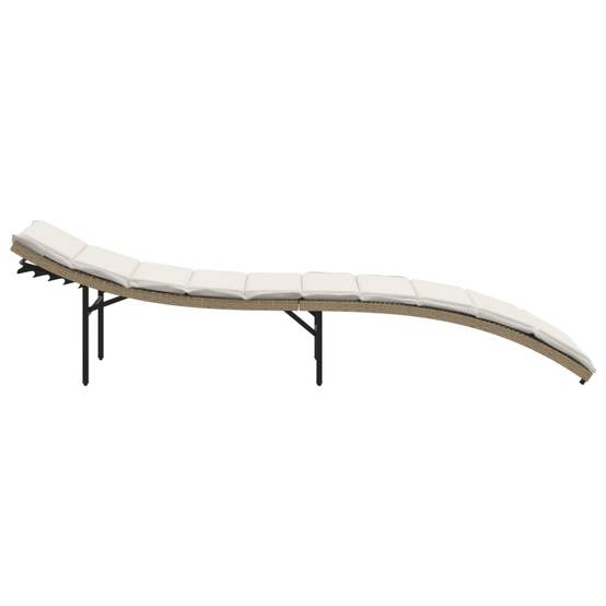 Bain de soleil Polyrotin Inclinable Terrasse Beige 55x199 cm – ComfortXL Outdoor Living - Image 5