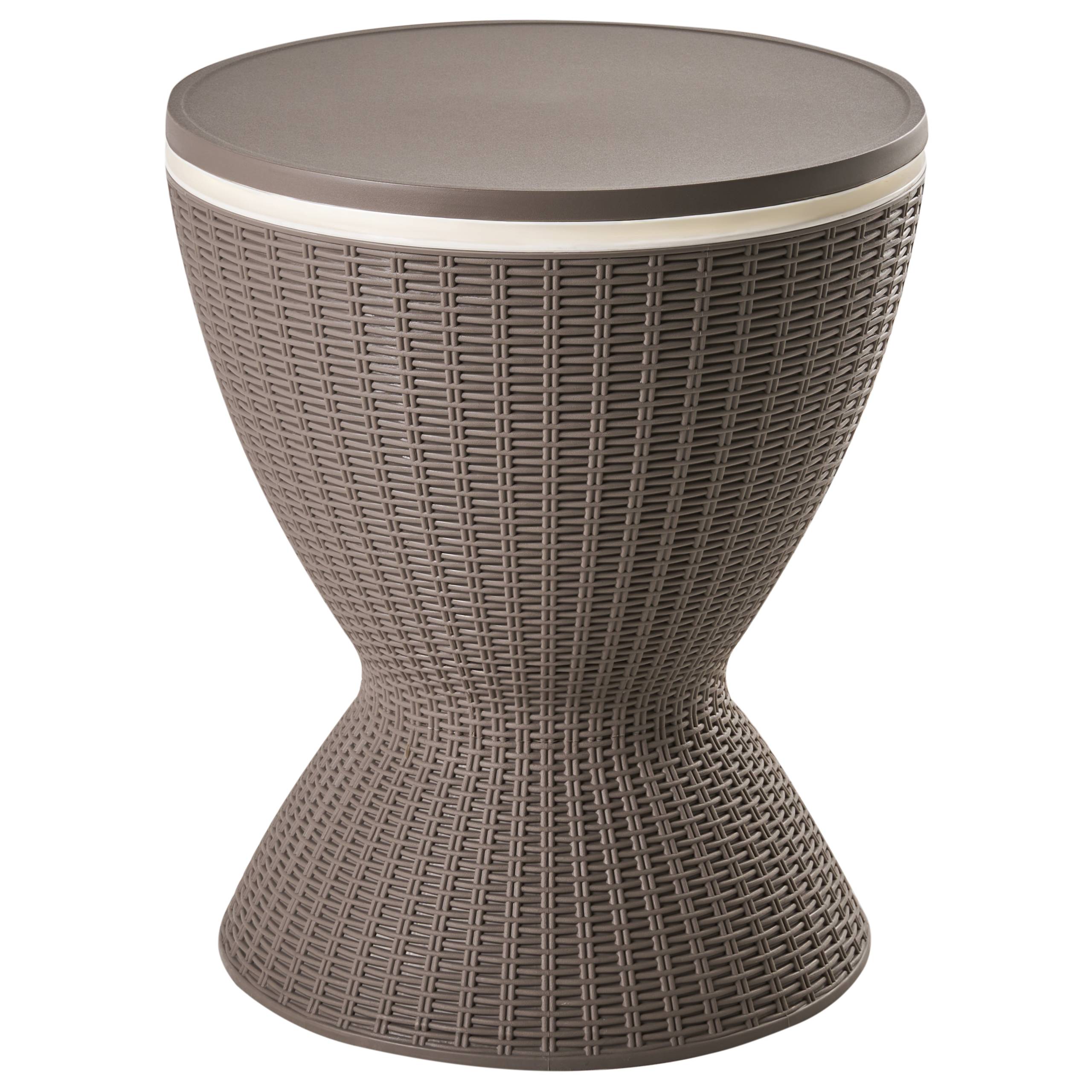 Beliani - Table de bar, Polypropylène Marron AISA - Beliani - Image 4
