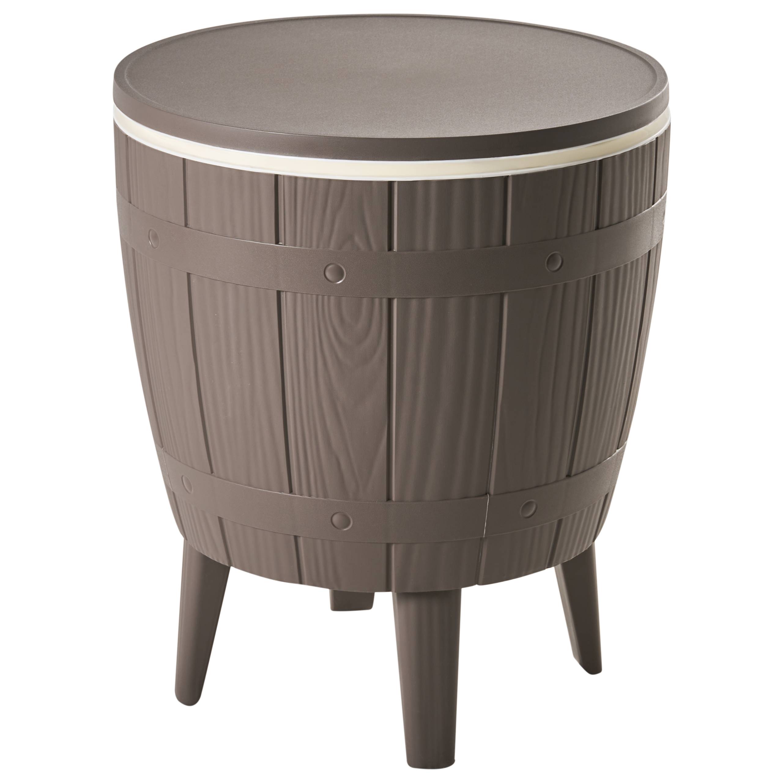 Beliani - Table de bar,  Polypropylène Marron AISA - Beliani - Image 8