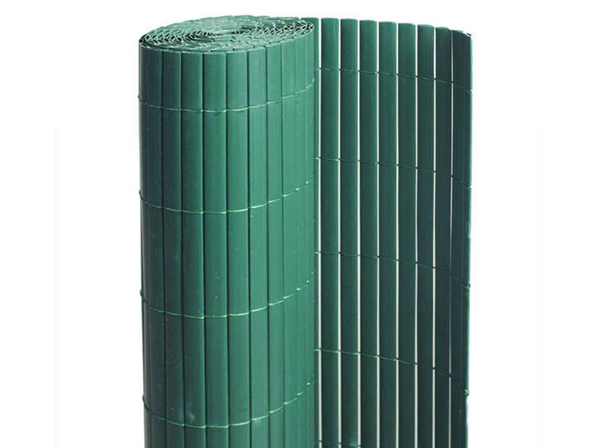 Jardideco - Canisse PVC double face Vert 6 m - 2 rouleaux de 3 x 1 m - Jardideco - Image 1