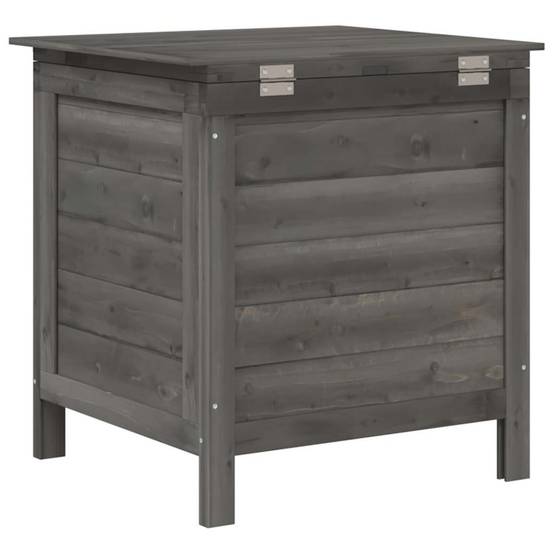 Boîte de Rangement Jardin en Bois de Sapin Massif pour Coussins et Outils Anthracite 50 cm – ComfortXL Outdoor Living - Image 6