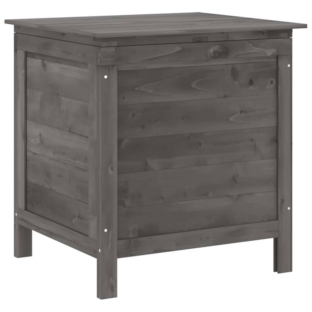 Boîte de Rangement Jardin en Bois de Sapin Massif pour Coussins et Outils Anthracite 50 cm – ComfortXL Outdoor Living - Image 2