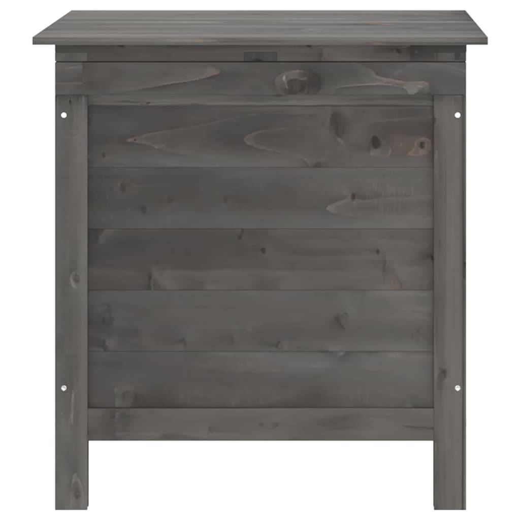Boîte de Rangement Jardin en Bois de Sapin Massif pour Coussins et Outils Anthracite 50 cm – ComfortXL Outdoor Living - Image 4