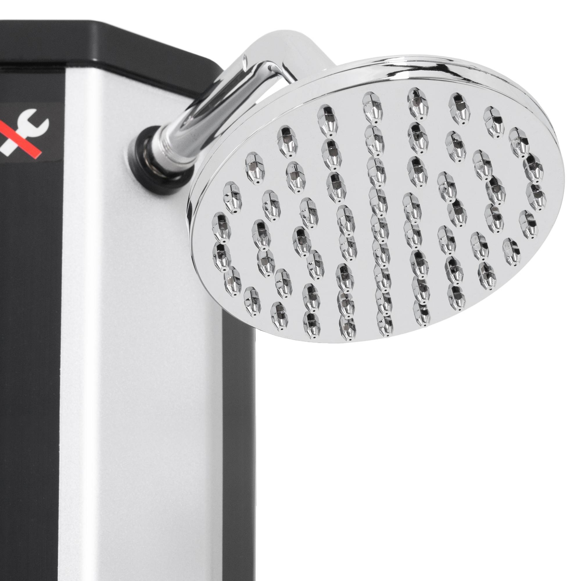 Ecd-Germany - Douche solaire pour l’extérieur 35 litres noir/argent + robinet raccord eau pied - Image 3