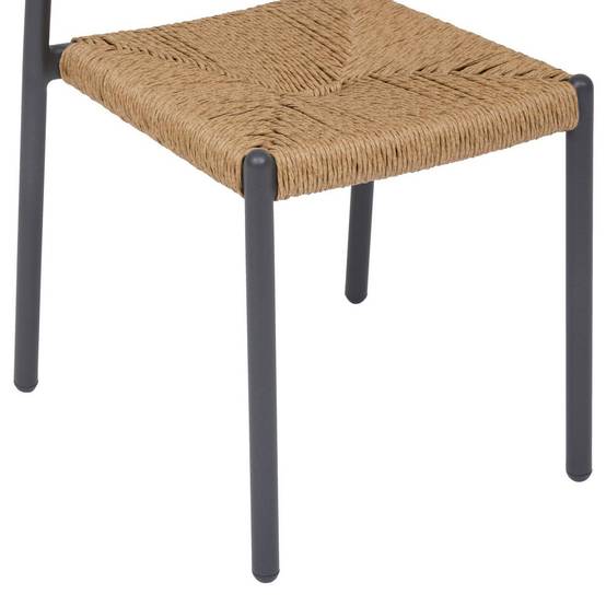 Hesperide - Chaise de jardin Wistty empilable gris graphite Hespéride - Image 4
