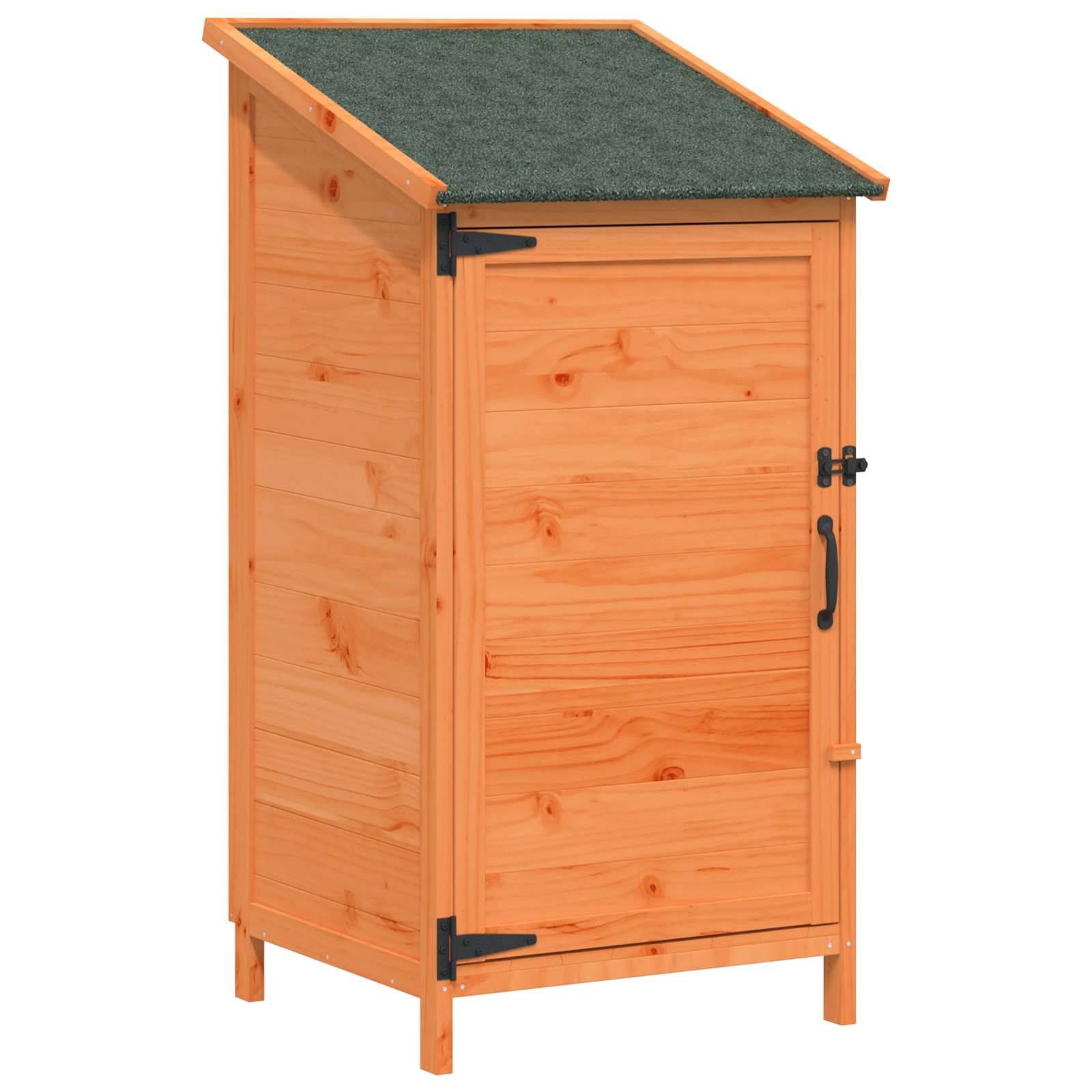 Vidaxl - Abri de jardin Marron 59 x 56 x 113,5 cm Bois de Sapin Massif vidaXL 42033439 - Image 2