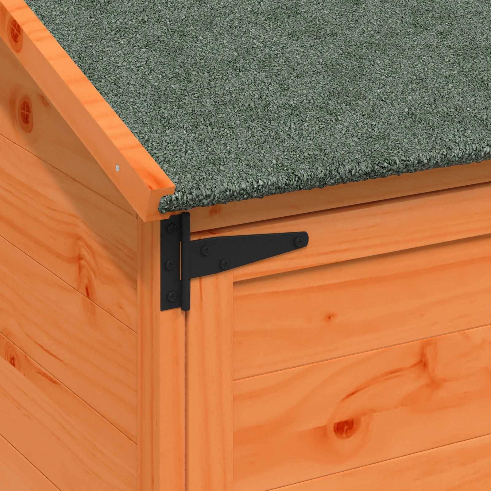 Vidaxl - Abri de jardin Marron 59 x 56 x 113,5 cm Bois de Sapin Massif vidaXL 42033439 - Image 9