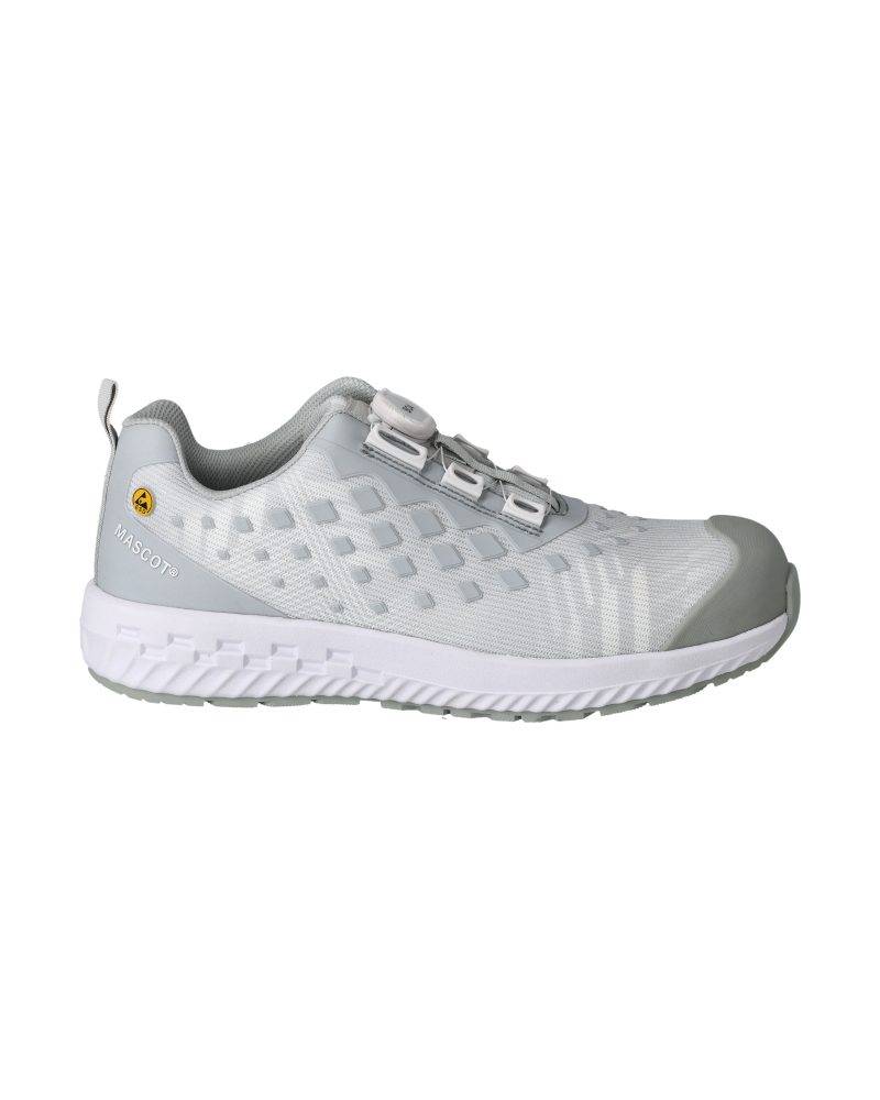 Chaussures de sécurité basses MASCOT BOA Fit system - F0650-704-Blanc-45