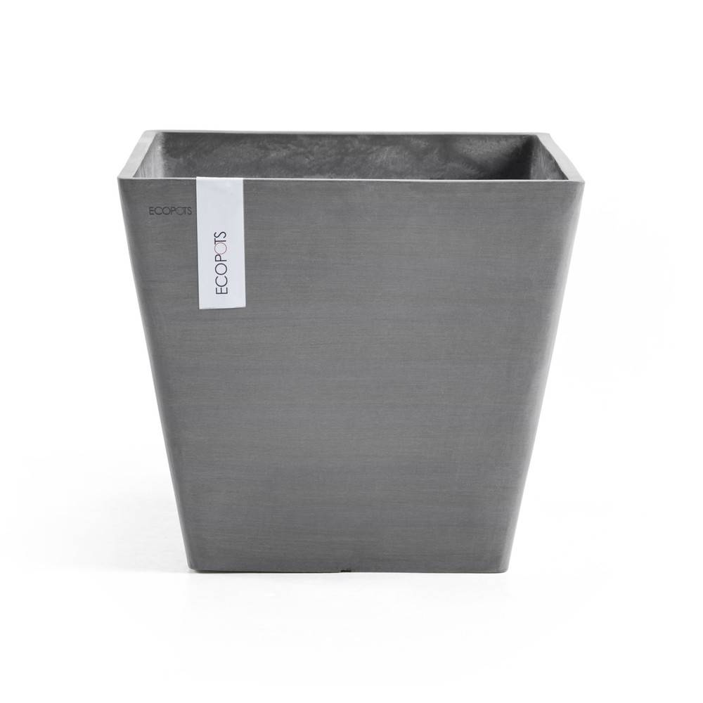 Ecopots - Pot Carré Rotterdam 30 Gris - 30 x 30 x H. 26 cm - 17 L ECOPOTS - Image 1