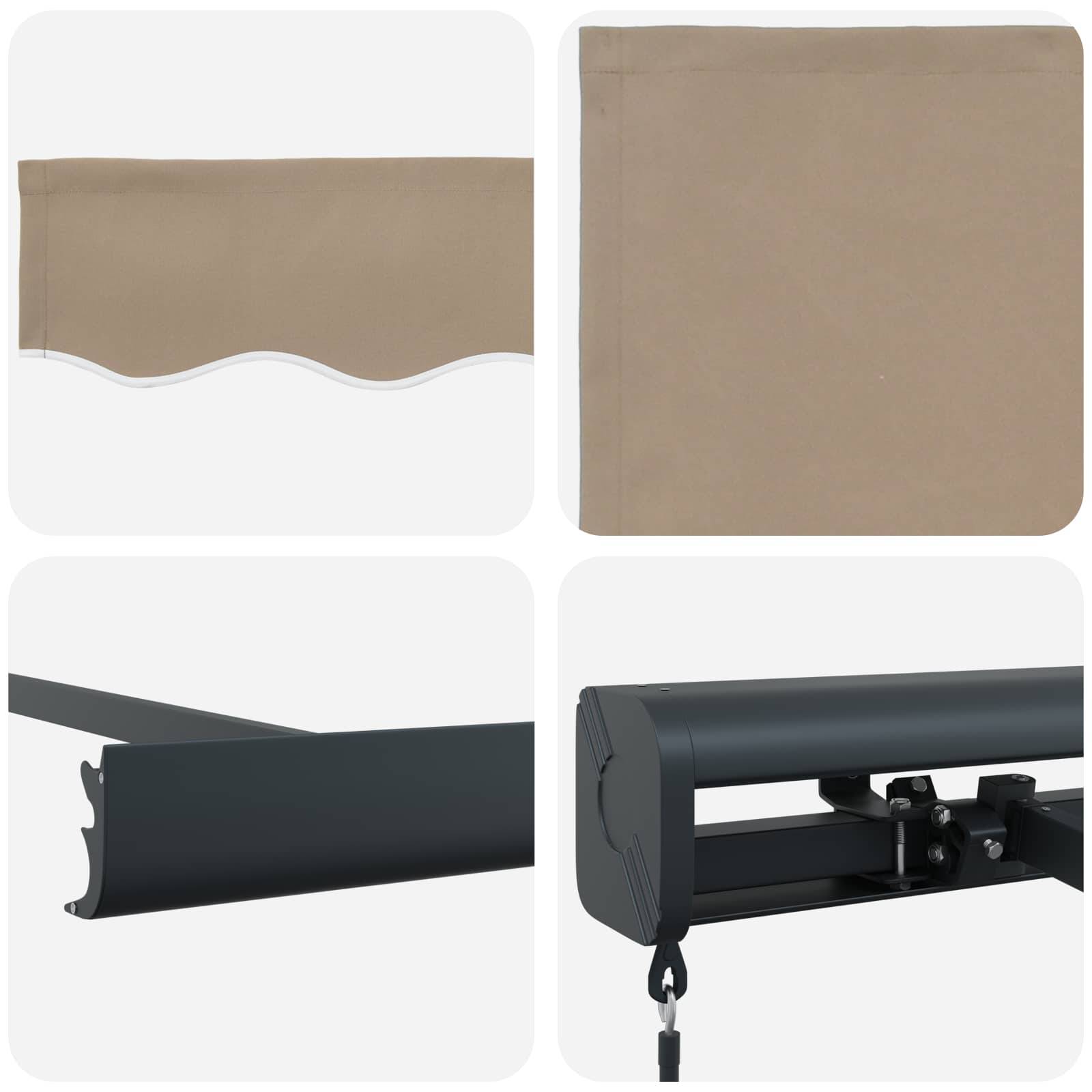 Prolenta Premium - Store banne aluminium thermolaqué beige 280 x 20 cm - Prolenta premium p3275.2 - Image 8