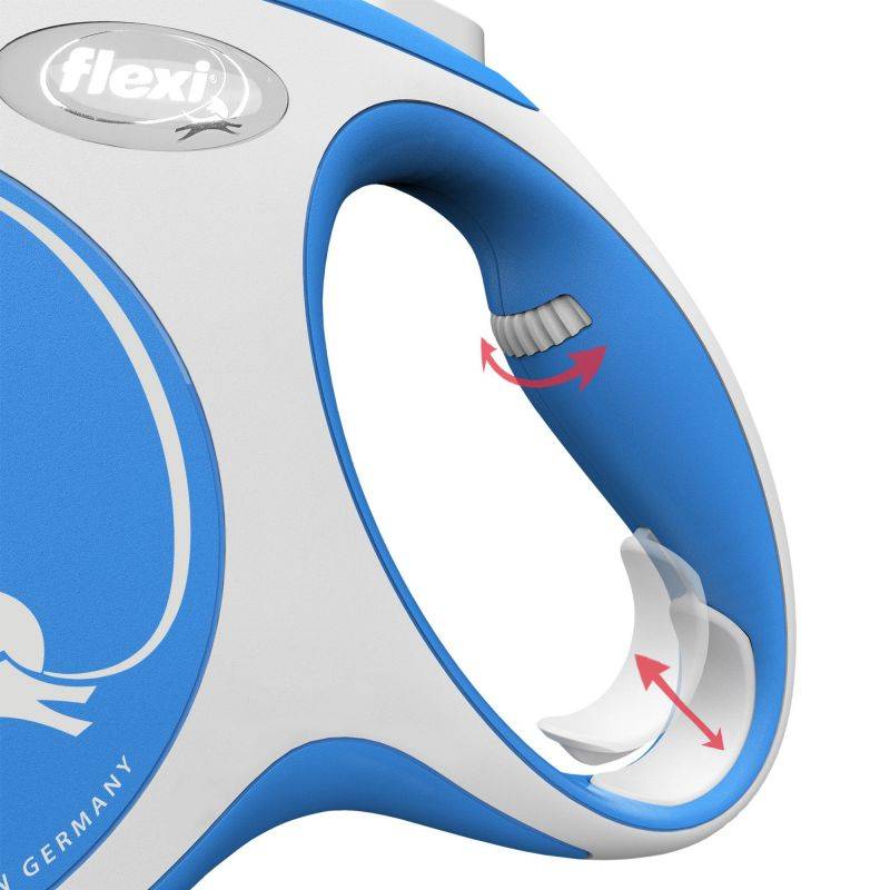Flexi - Laisse New Comfort M Tape 5 m blue  CF20T5-251-BL-20 Flexi - Image 2