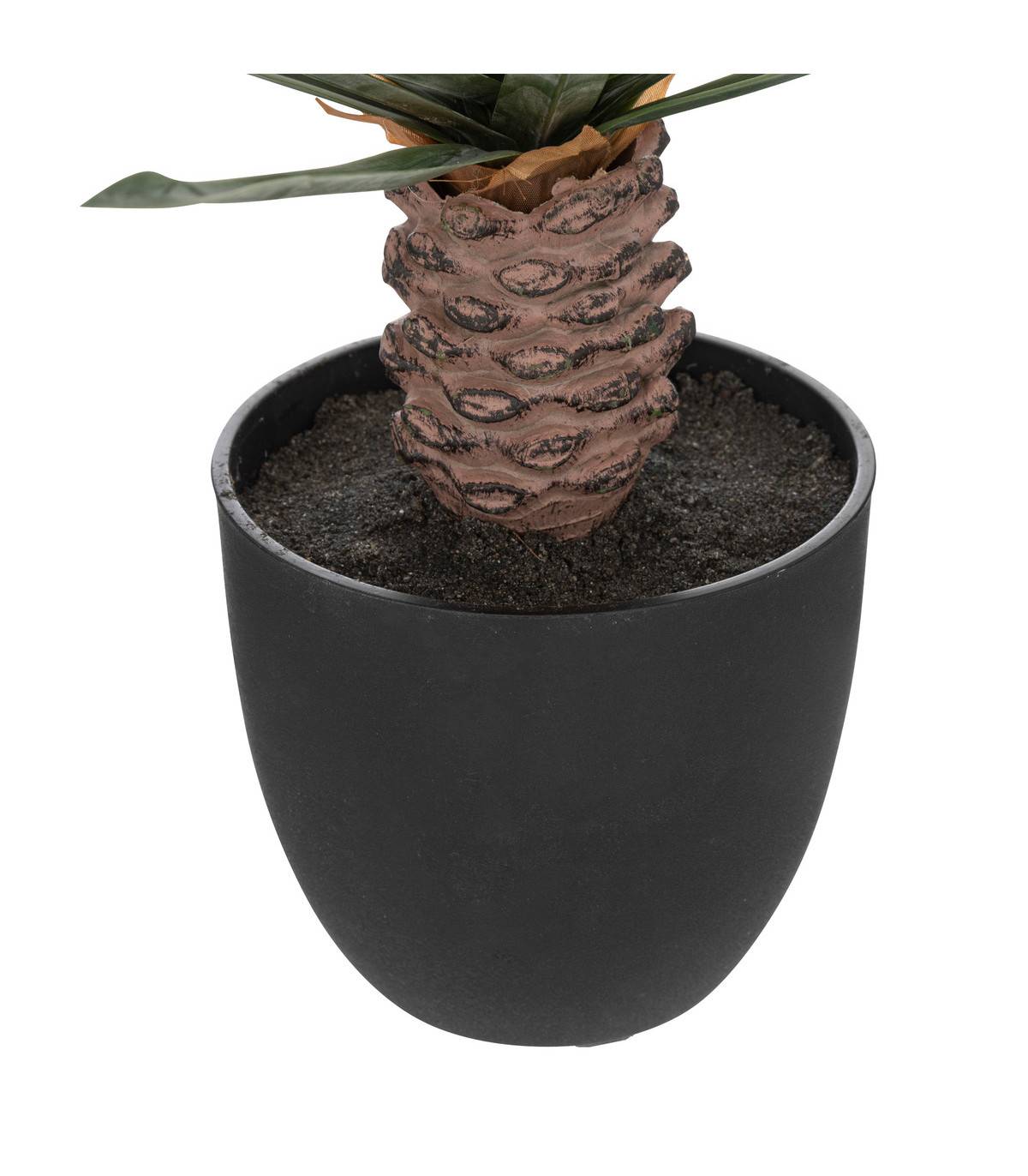Plante artificielle Palmier  en pot H 52 cm - Image 3