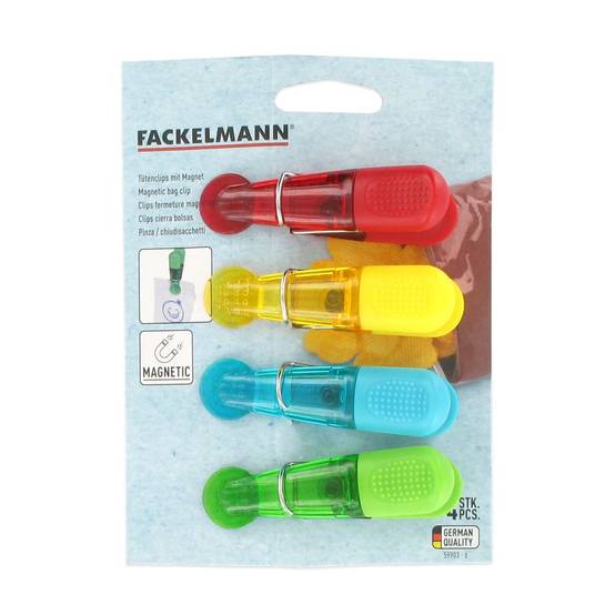 Lot de 4 pinces magnétiques Fackelmann Tecno - Image 2