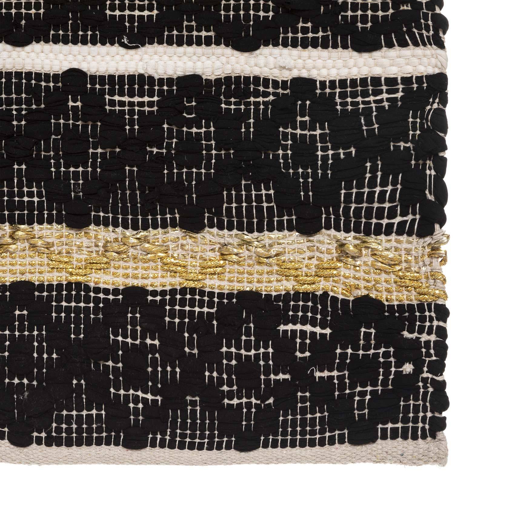 Atmosphera - Tapis ethnique à jacquard - ATMOSPHERA - Polyester/Jacquard/Coton - Noir - Image 2