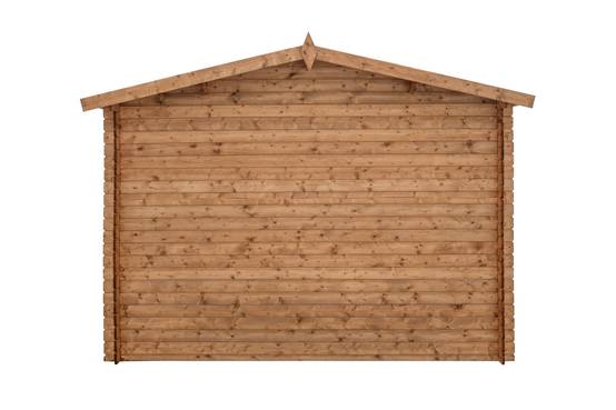 Abri de jardin en bois traité, surface utile 7.62m², 298x298cm, ep 19mm, INT044 /GARTFLEX - Image 4