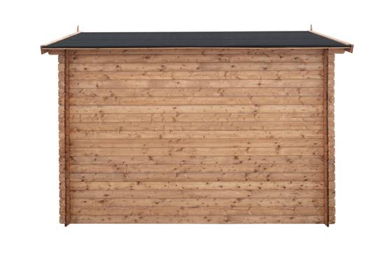 Abri de jardin en bois traité, surface utile 7.62m², 298x298cm, ep 19mm, INT044 /GARTFLEX - Image 3