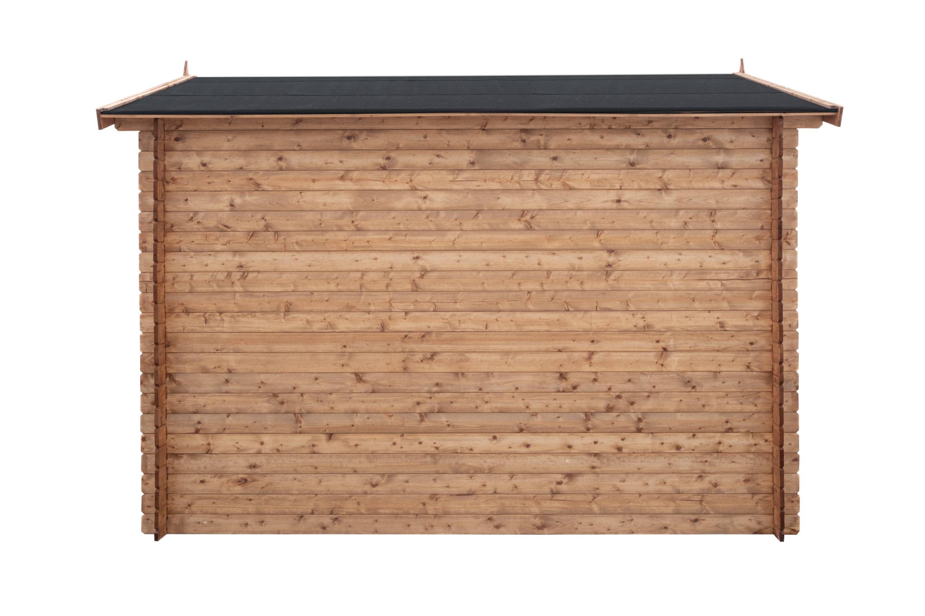 Abri de jardin en bois traité, surface utile 7.62m², 298x298cm, ep 19mm, INT044 /GARTFLEX - Image 3