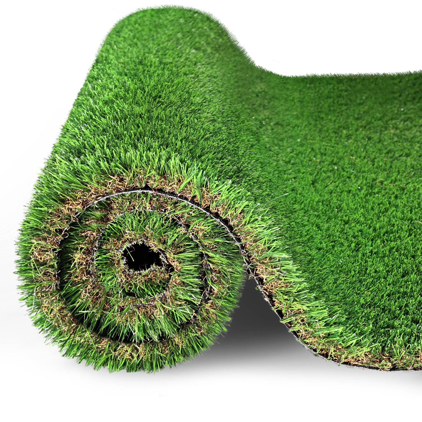 ComfortXL - Gazon synthétique PE PP 2 x 3 m vert 35 mm pour balcon terrasse jardin drainant - ComfortXL Outdoor Living - Image 1