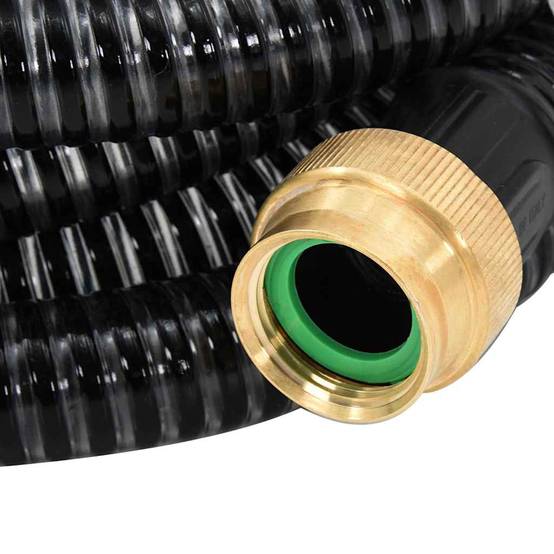 Vidaxl - Tuyau d'aspiration avec raccords en laiton noir 1,1" 4 m PVC vidaXL 151056 - Image 4