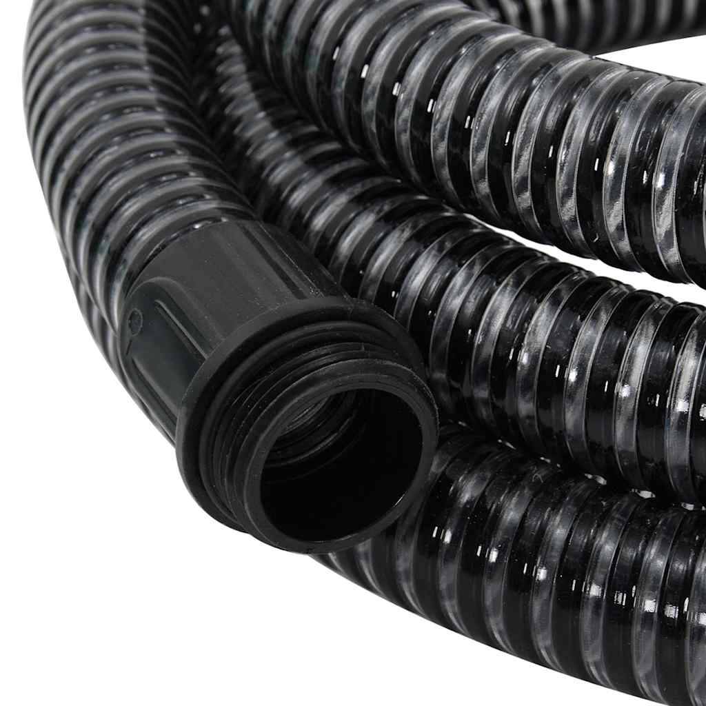 Vidaxl - Tuyau d'aspiration avec raccords en laiton noir 1,1" 4 m PVC vidaXL 151056 - Image 3