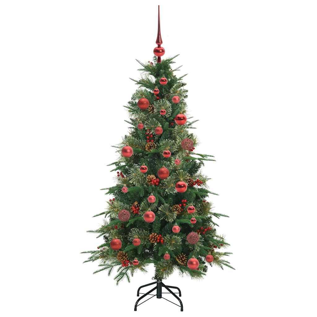 Sapin de Noël | Arbre de Noël Artificiel à Branches Articulées Vert 150 cm Maison Chic - Image 4