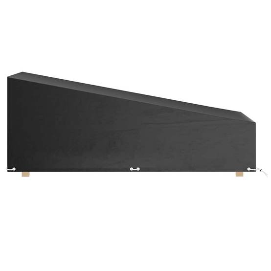 PANGIVO - Housses pour chaise longue polyéthylène noir 200 x 65 x 35/60 cm - PANGIVO - Image 3