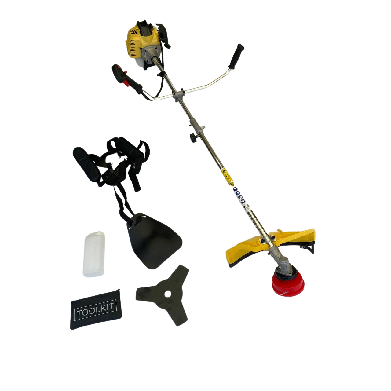 Nemura - Débroussailleuse thermique 52cm3 + bobine, disque et harnais - Image 1