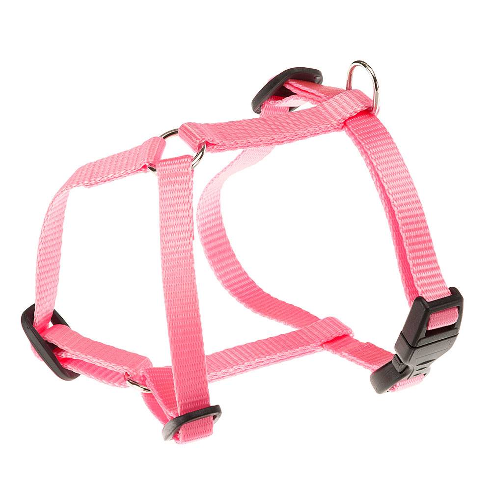 Ferplast - Ferplast Harnais Petit Chien CHAMPION XS, Harnais pour Chat Ajustable en 3 Points, Facile à Porter, Poitrine 25-38 cm. Rose - Image 1