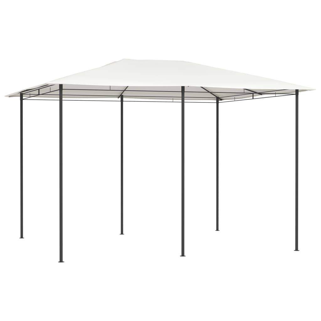 Pergola Jardin - Tonnelle de jardin - Belvédère 3x4x2,6 m Crème 160 g/m² MI34 - Image 2