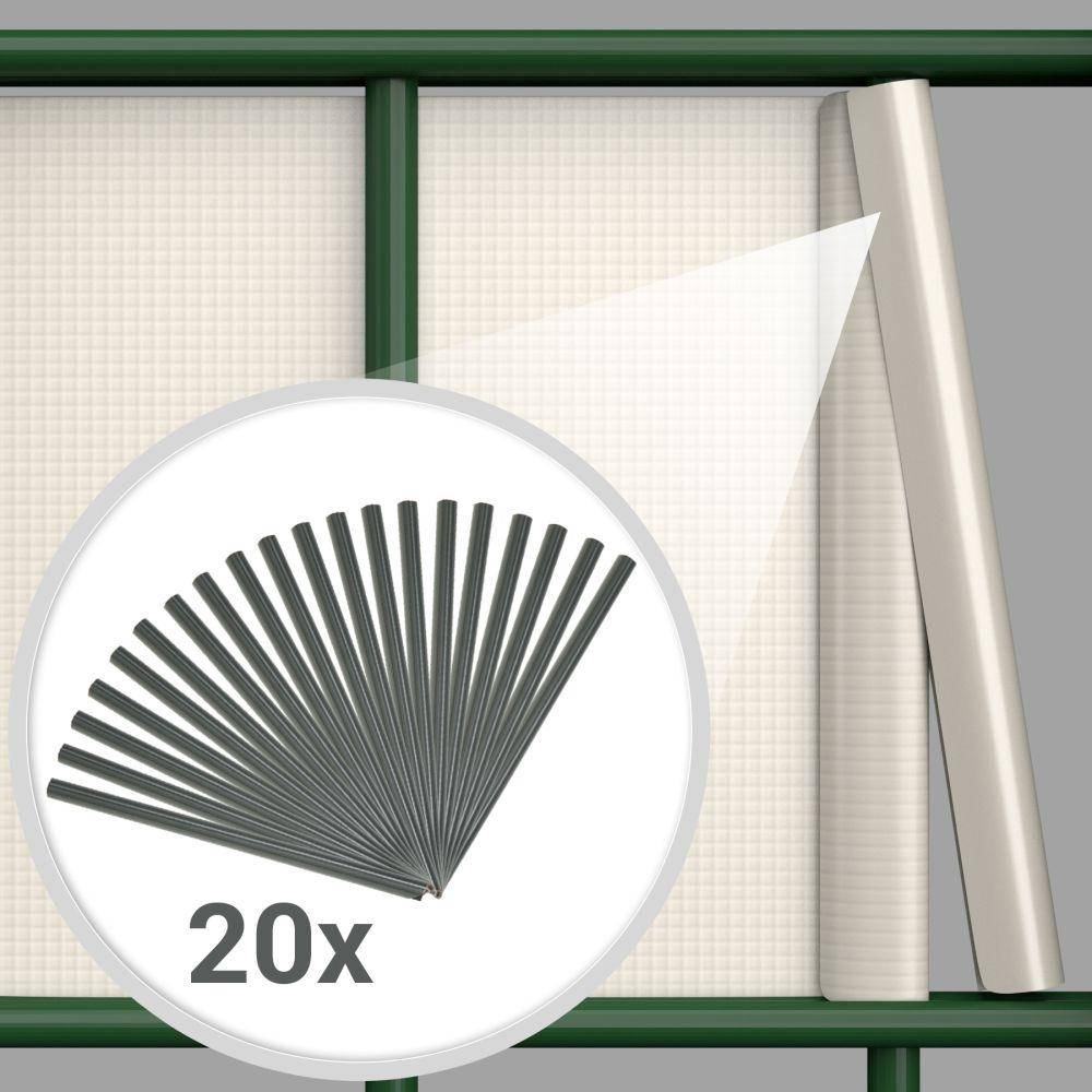 Helloshop26 - Brise vue brise vent film anti regards clôture paravent PVC gris anthracite 35 m - Image 3