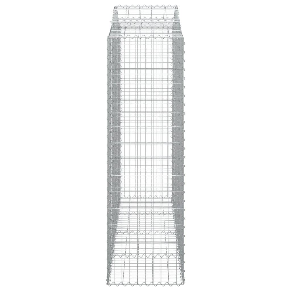 Vidaxl - Panier de gabions arqué 200x50x160/180 cm Fer galvanisé vidaXL 153398 - Image 5