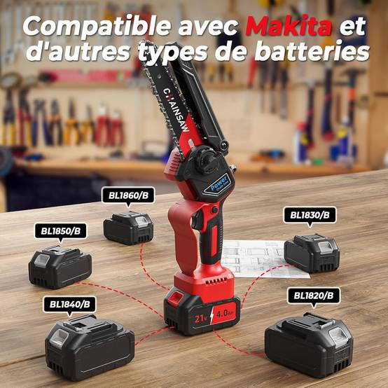 Mini tronçonneuse à batterie FAHEFANA - Image 4