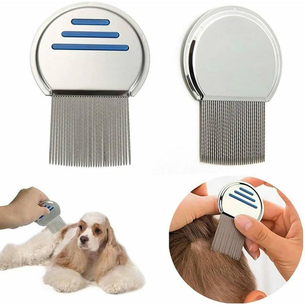 DtopbuyAge - Peigne à poux en acier inoxydable pour animaux domestiques DtopbuyAge - Image 4