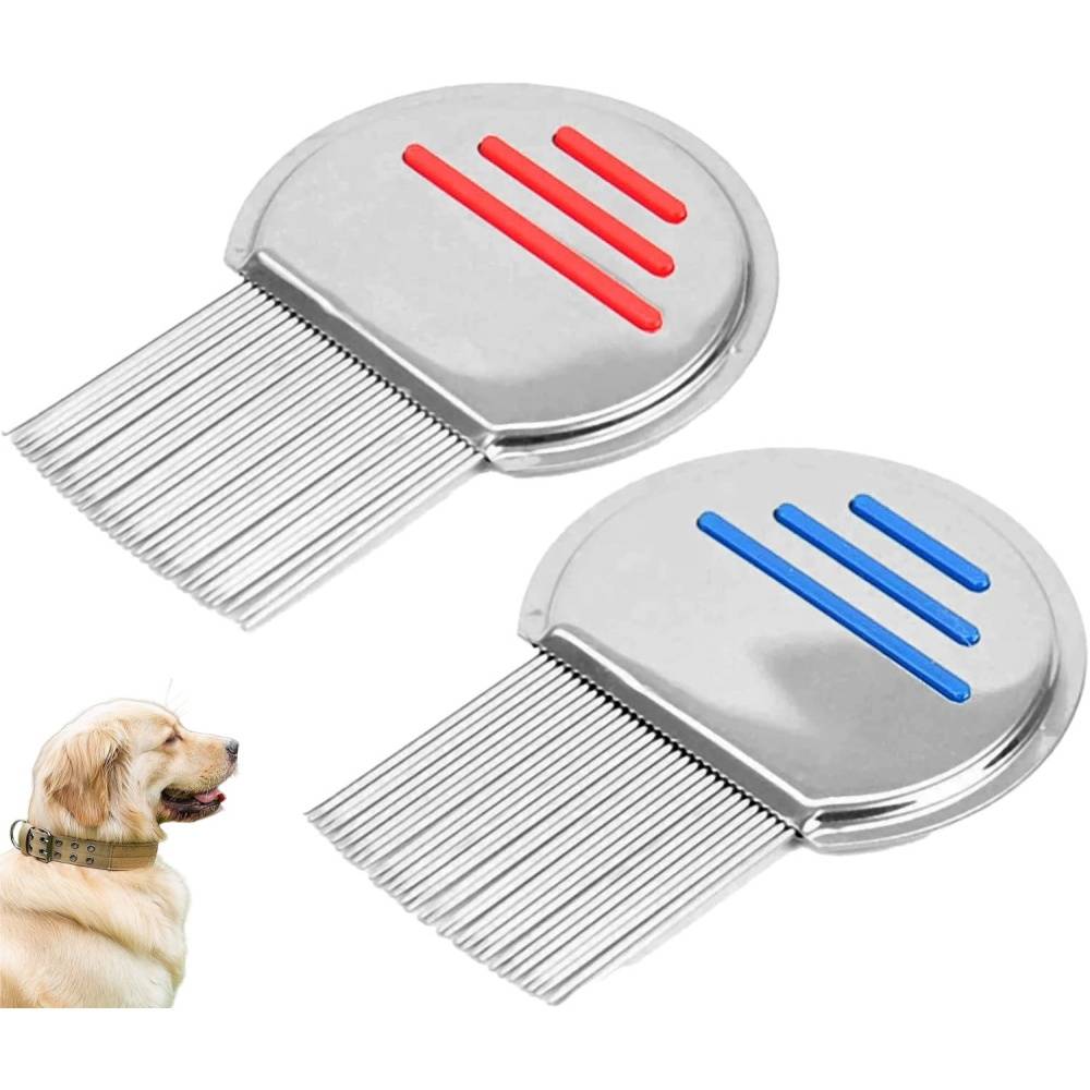 DtopbuyAge - Peigne à poux en acier inoxydable pour animaux domestiques DtopbuyAge - Image 1