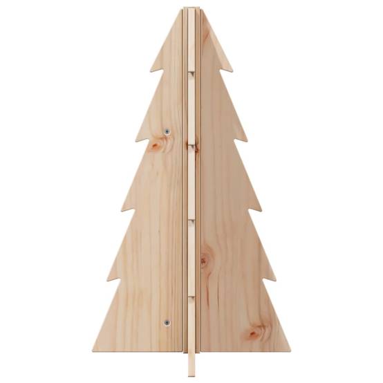 Sapin de Noël en Bois Naturel Pin Brut Décoration DIY Intérieur 69,5 cm – ComfortXL Outdoor Living - Image 3
