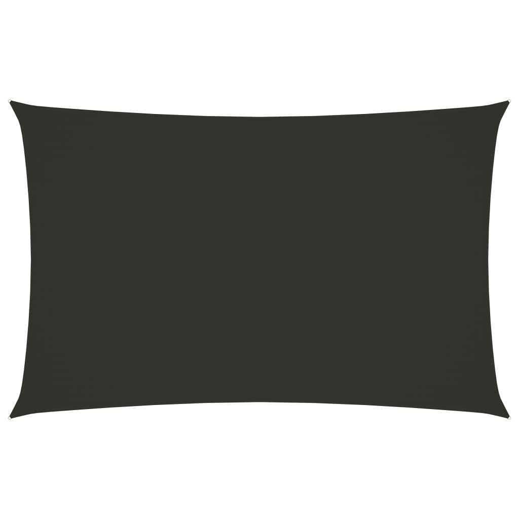 Helloshop26 - Voile toile d'ombrage parasol tissu oxford rectangulaire 3 x 6 m anthracite - Image 1