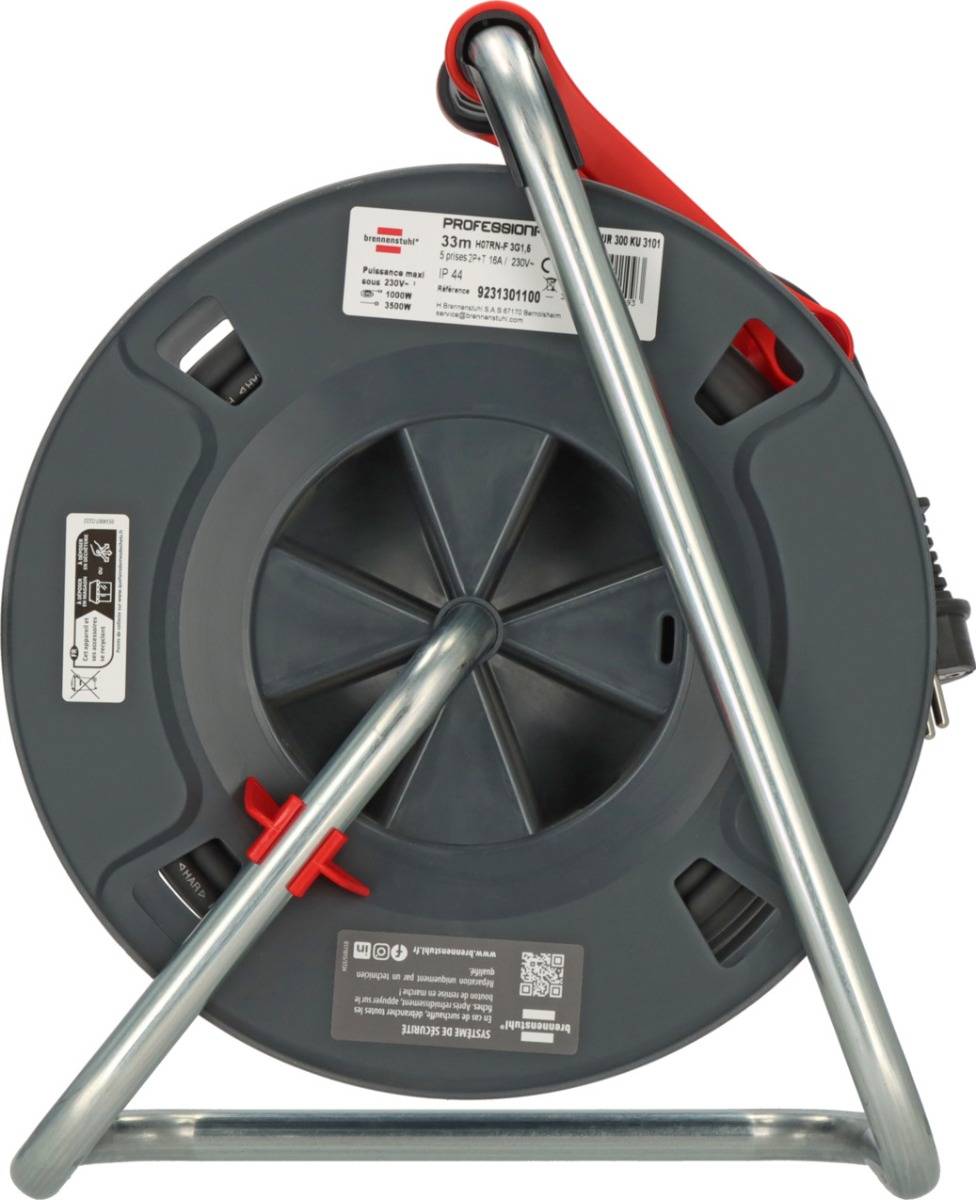 Enrouleur de câble 300 KU 3101 Professional, 33m H07RN-F 3G1,5, IP44 - BRENNENSTUHL - 9231301100 - Image 8