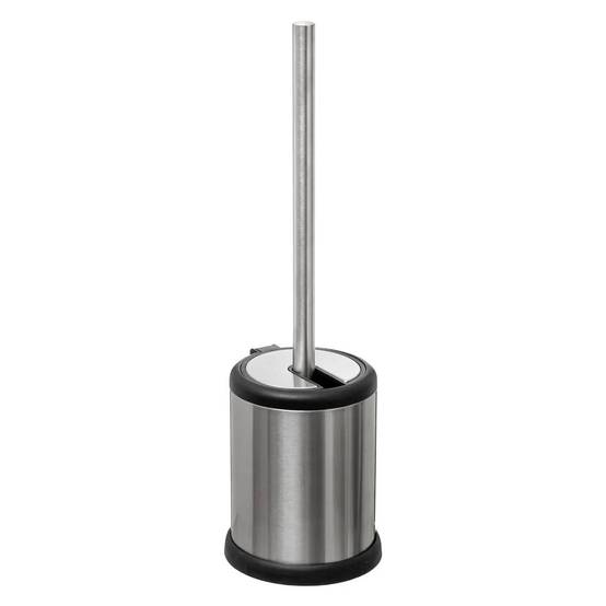 Brosse WC à Clapet "Stan" 39cm Argent - Image 1