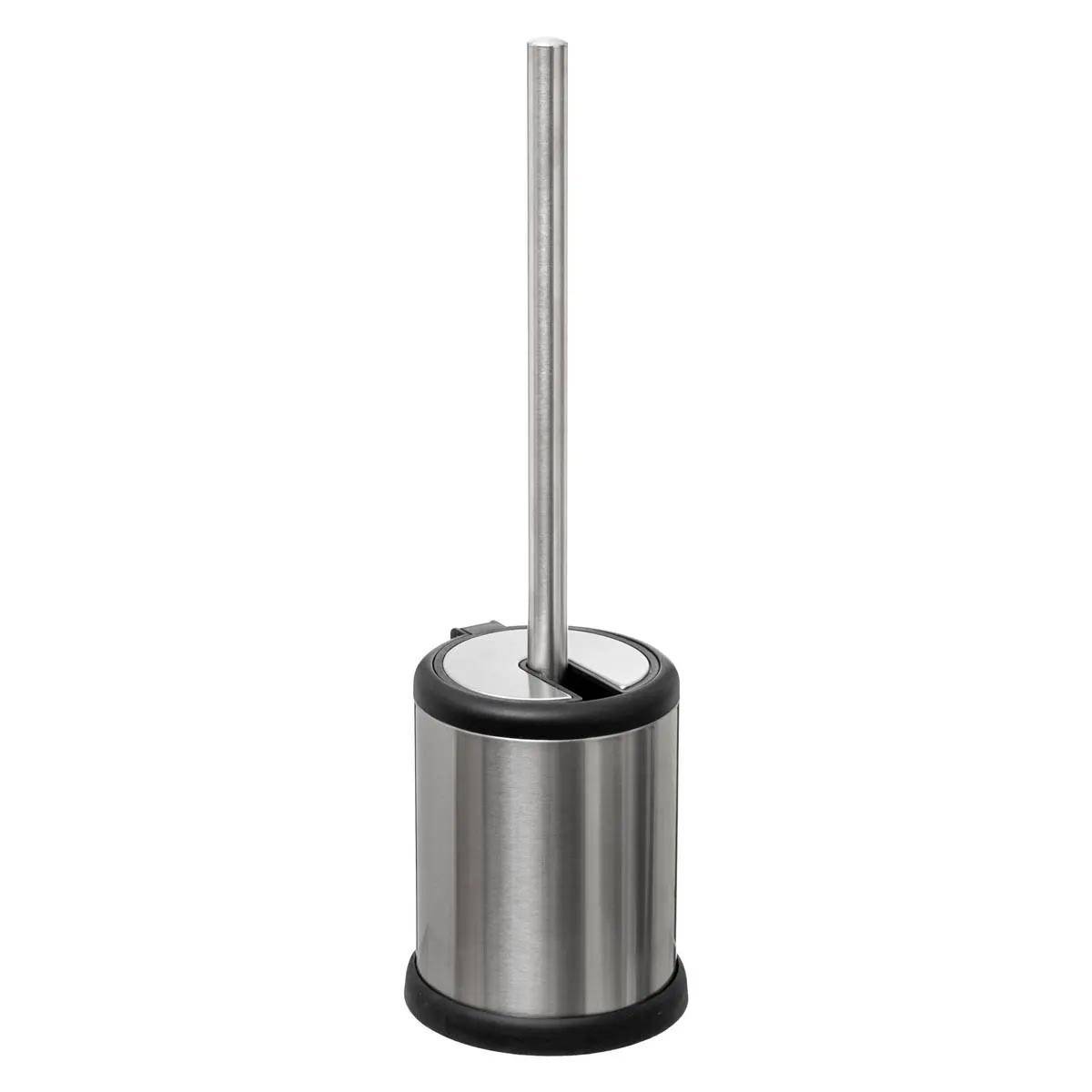 Brosse WC à Clapet "Stan" 39cm Argent - Image 1