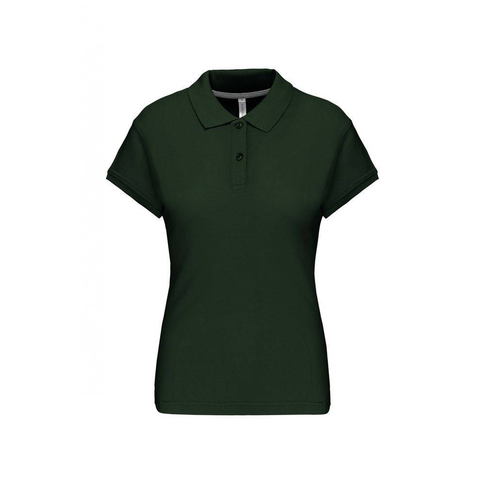 Polo de travail femme Kariban 100% coton Vert / Forêt 3XL - Image 1