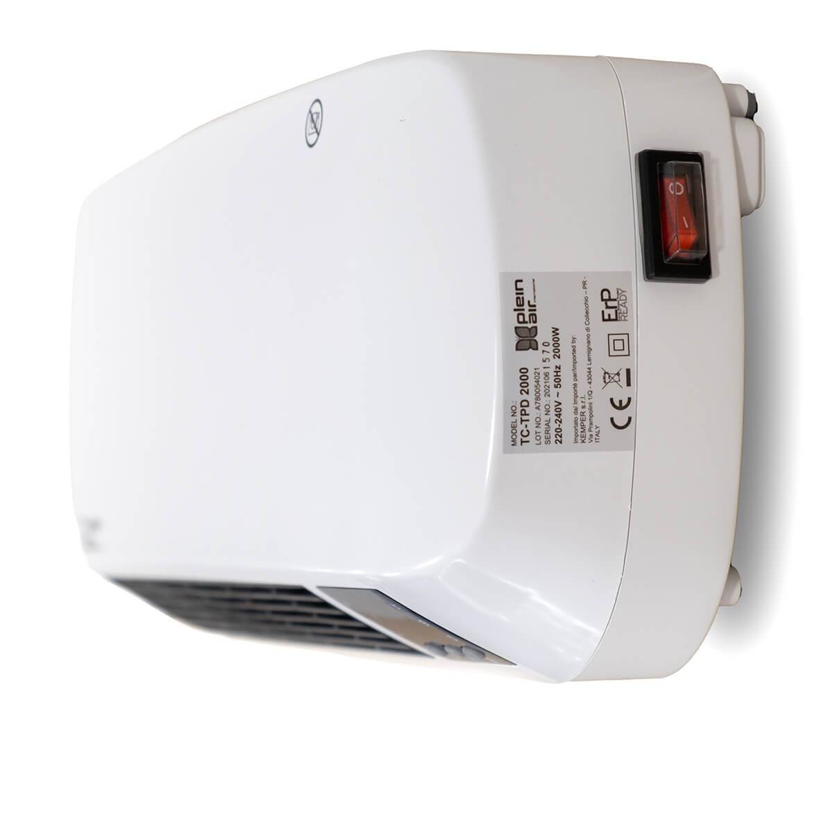 Chauffage électrique céramique Mural convecteur 2000W PTC ERP PLEIN AIR - Image 3