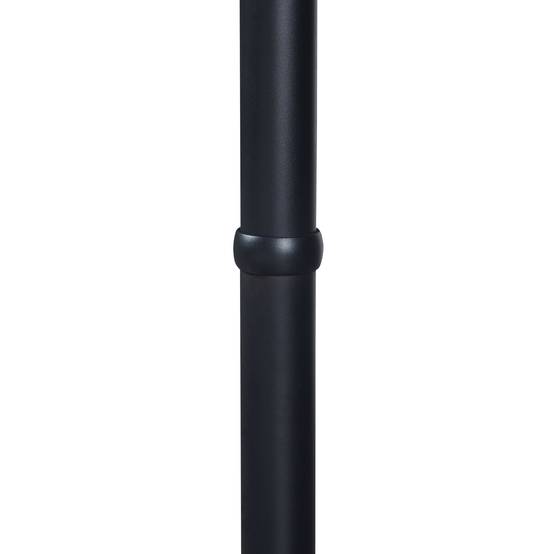 Table haute ronde 100 x 60 cm acier MDF noir - Image 5