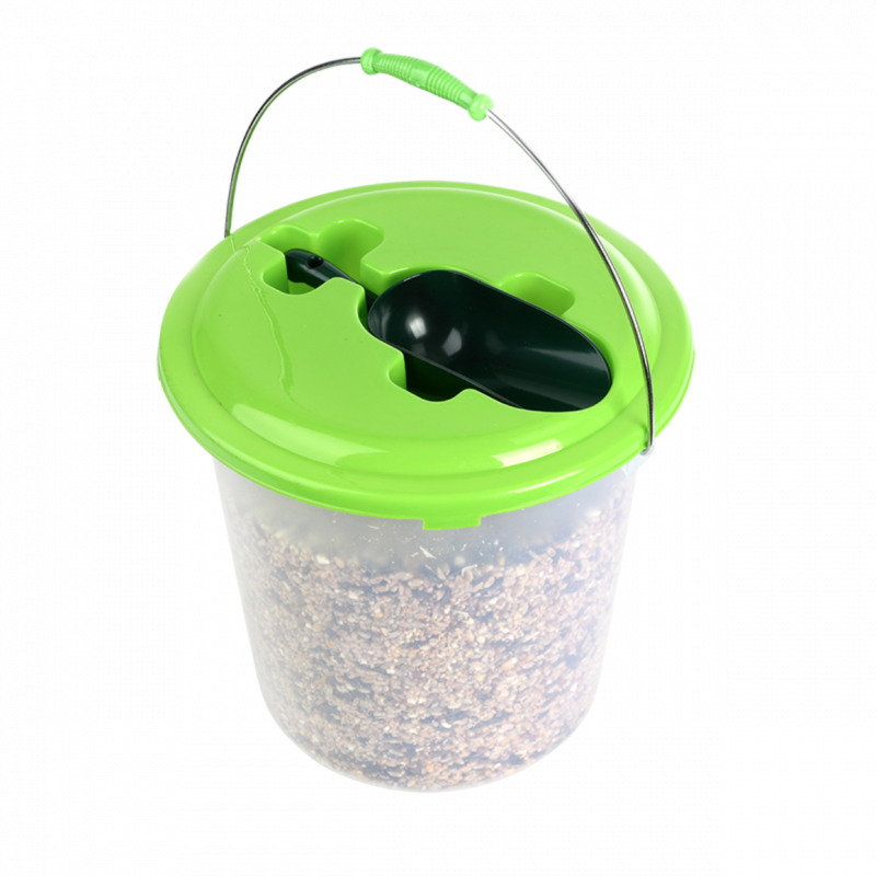 Seau avec cuillère et graines à saupoudrer - 2.5 kg - Plastique - Image 1
